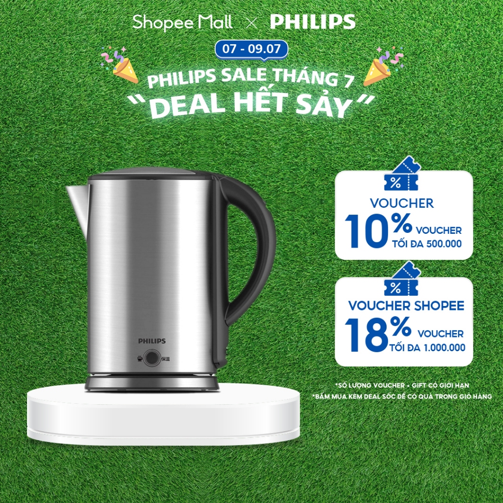 Bình đun siêu tốc PHILIPS HD9316 - Hàng Chính Hãng