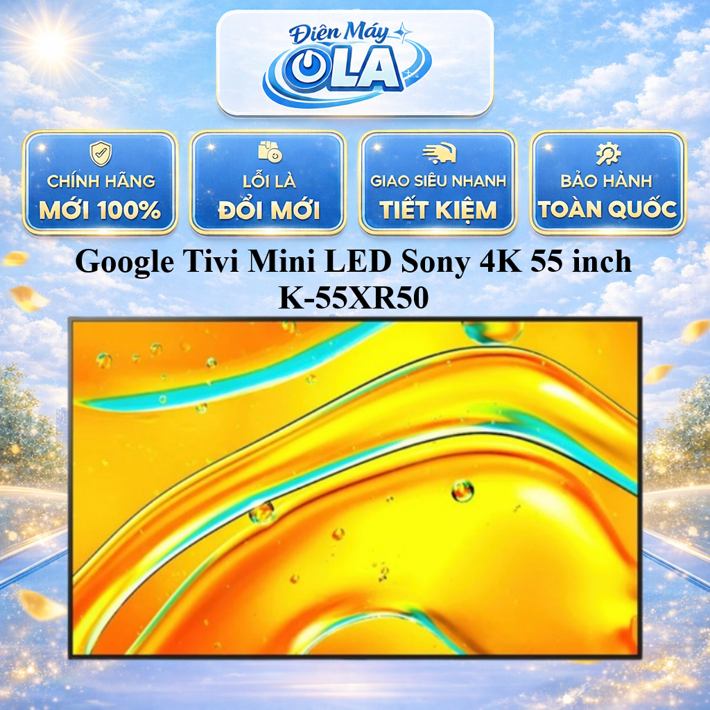 (HCM) - K-55XR50 - Google Tivi Mini LED Sony 4K 55 inch K-55XR50