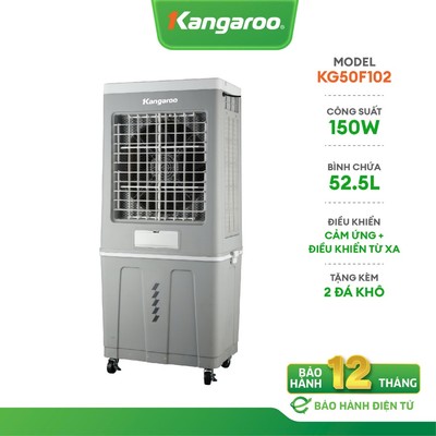 [LIVE] Máy làm mát không khí cảm ứng điện tử Kangaroo KG50F102 - Công suất 150W - Dung tích 52.5L