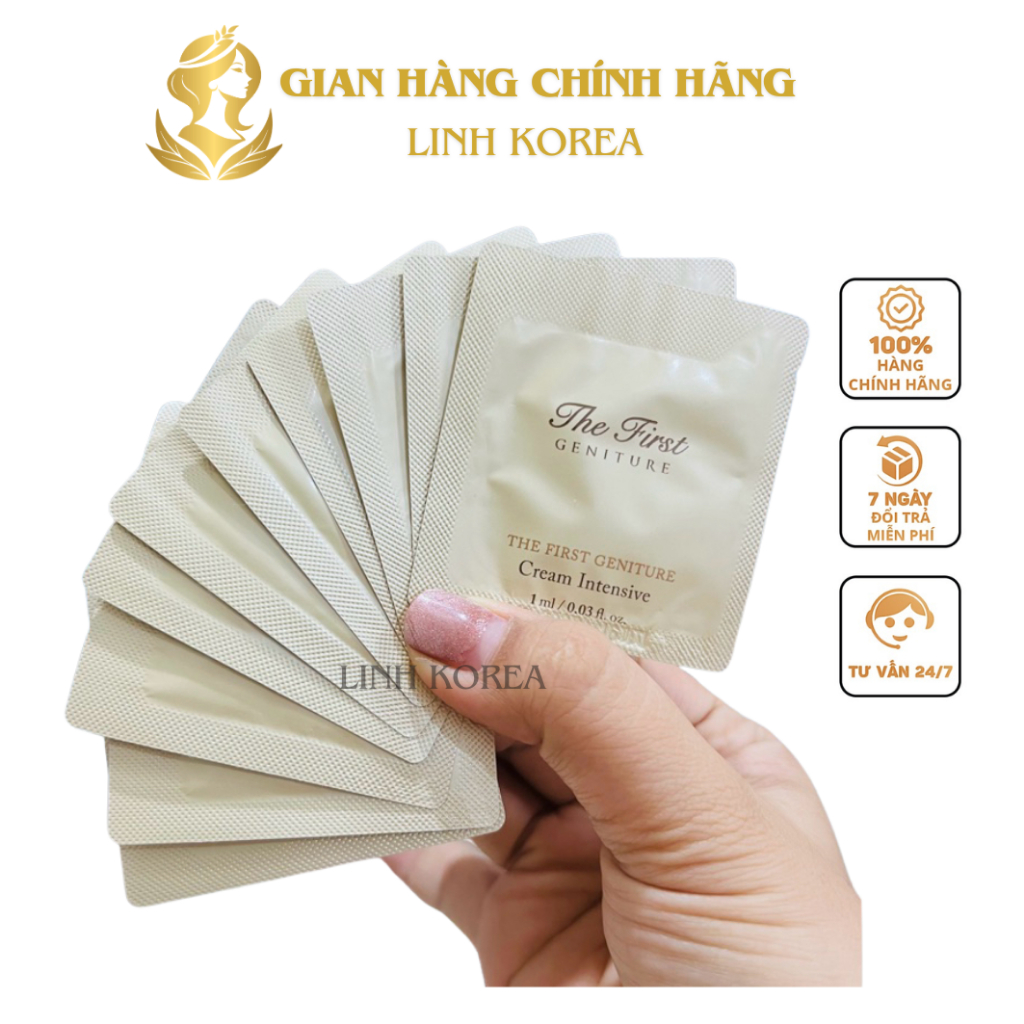 combo 10 gói sample OHUI The First Cream - Kem Dưỡng cô đặc tái sinh da_LINH KOREA