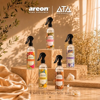 Xịt Thơm Phòng Areon Home 300ml nhiều mùi hương - Khử mùi, Làm Thơm Phòng Nhanh Chóng, Chính hãng Bulgaria