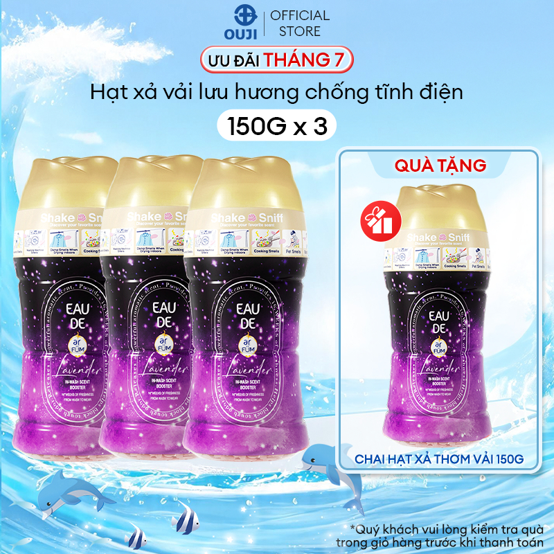 [Special Edition] Combo 3 Hạt Xả Thơm Quần Áo Hương nước hoa ArFUM Lưu Hương lâu, Làm Mềm Vải, Chống