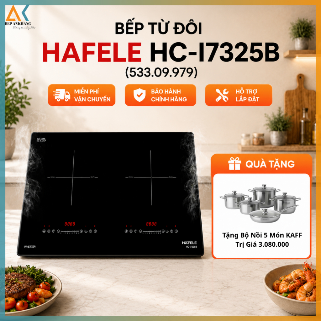 [ Chính Hãng ] Bếp từ nhập khẩu Đức - Hafele HC-I7325B (533.09.979)/ Hafele HC-I7326B 533.09.989