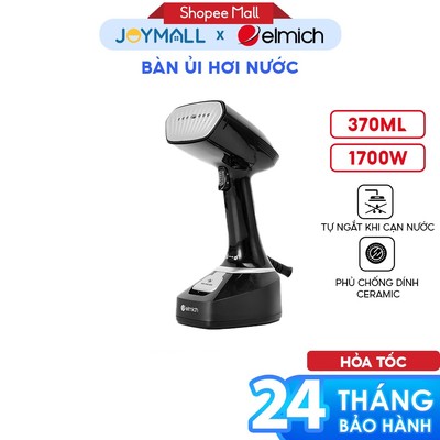 Bàn Ủi Hơi Nước Cầm Tay Elmich SIE9161 1700W 370ml, Hàng Chính Hãng, Tặng Kèm 2 Đầu Chải - JoyMall