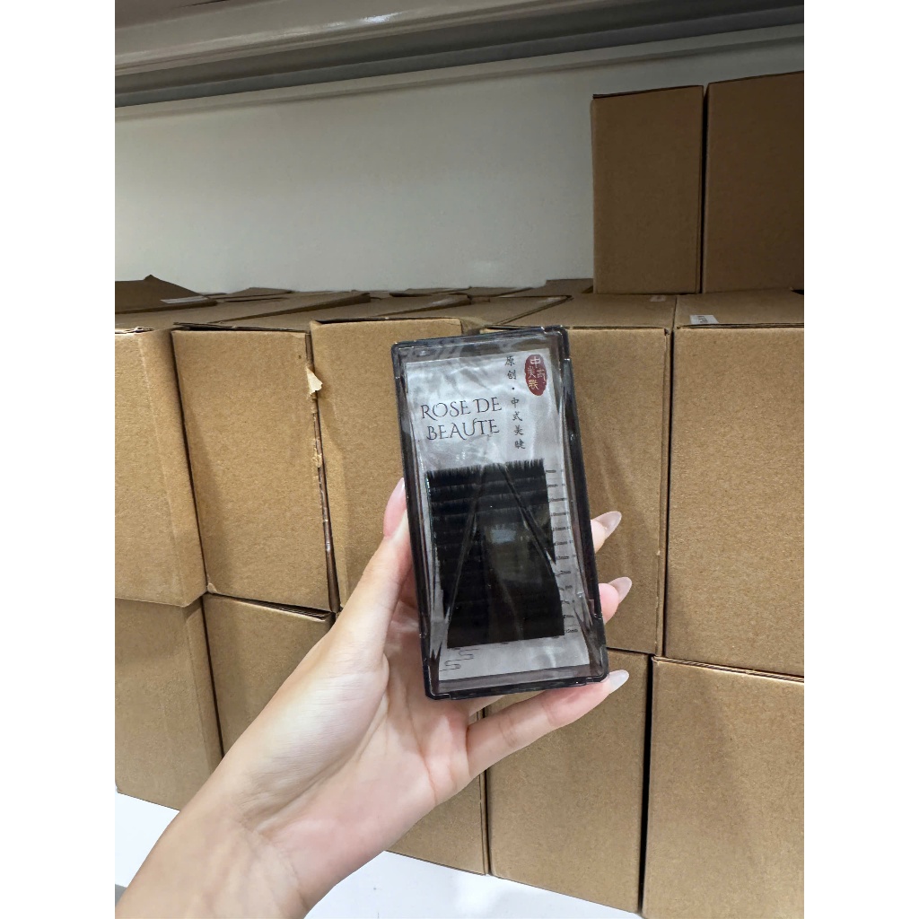 Mi Douyin Hồ Ly Rose De Beauty Hộp Rút - Chất mi Douyin mềm, tơi, nối nhẹ mắt - Sẵn C / B / I ? J