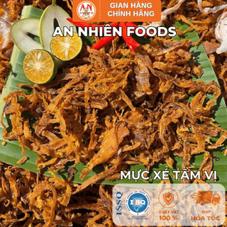 Mực Xé Tẩm Vị, Xé Sợi Dai Ngon, Vị Cay Ngọt, Đồ Ăn Vặt An Nhiên Foods