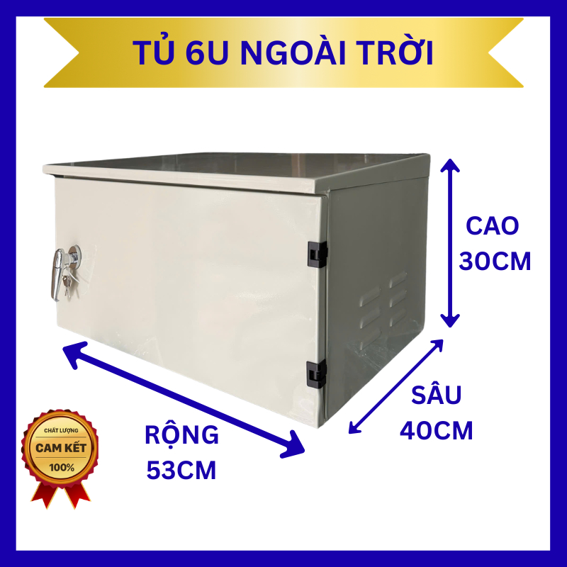 Tủ rack, tủ ngoài trời 6u sâu 400
