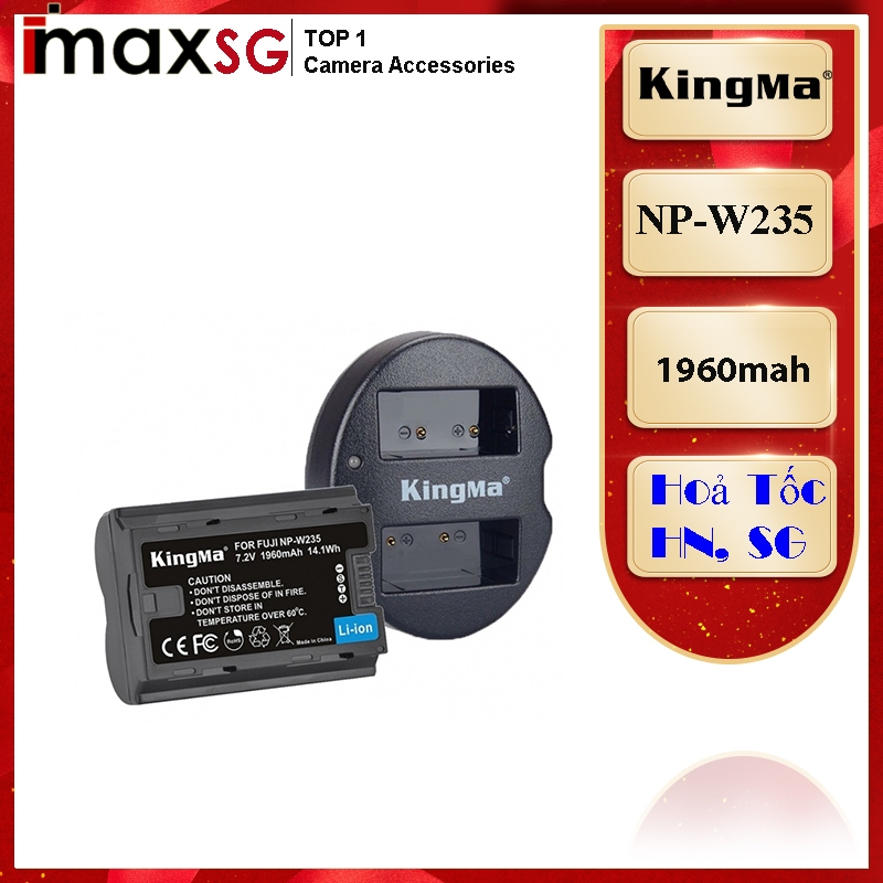 PIN SẠC MÁY ẢNH KINGMA CHO FUJIFILM NP-W235