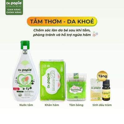 TẮM THƠM DA KHỎE - Hỗ Trợ Làm Mát Da Giảm Rôm Sảy, Vệ Sinh Phòng Ngừa LÀm Dịu Vùng Da Hăm Bỉm Cho Bé Sơ Sinh