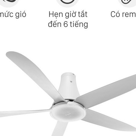 Quạt trần Mitsubishi C56-RA5 màu Trắng 5 cánh có Remote
