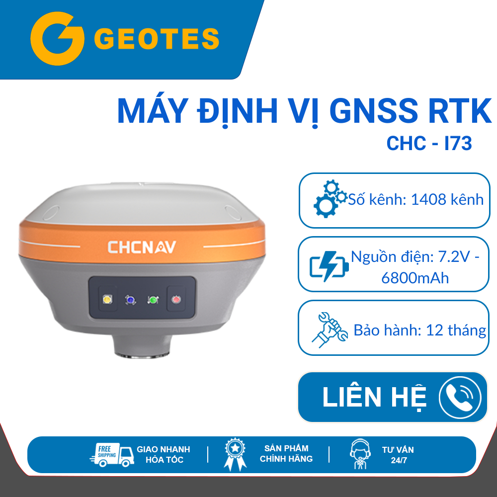 Máy thu GNSS-RTK CHC i73+