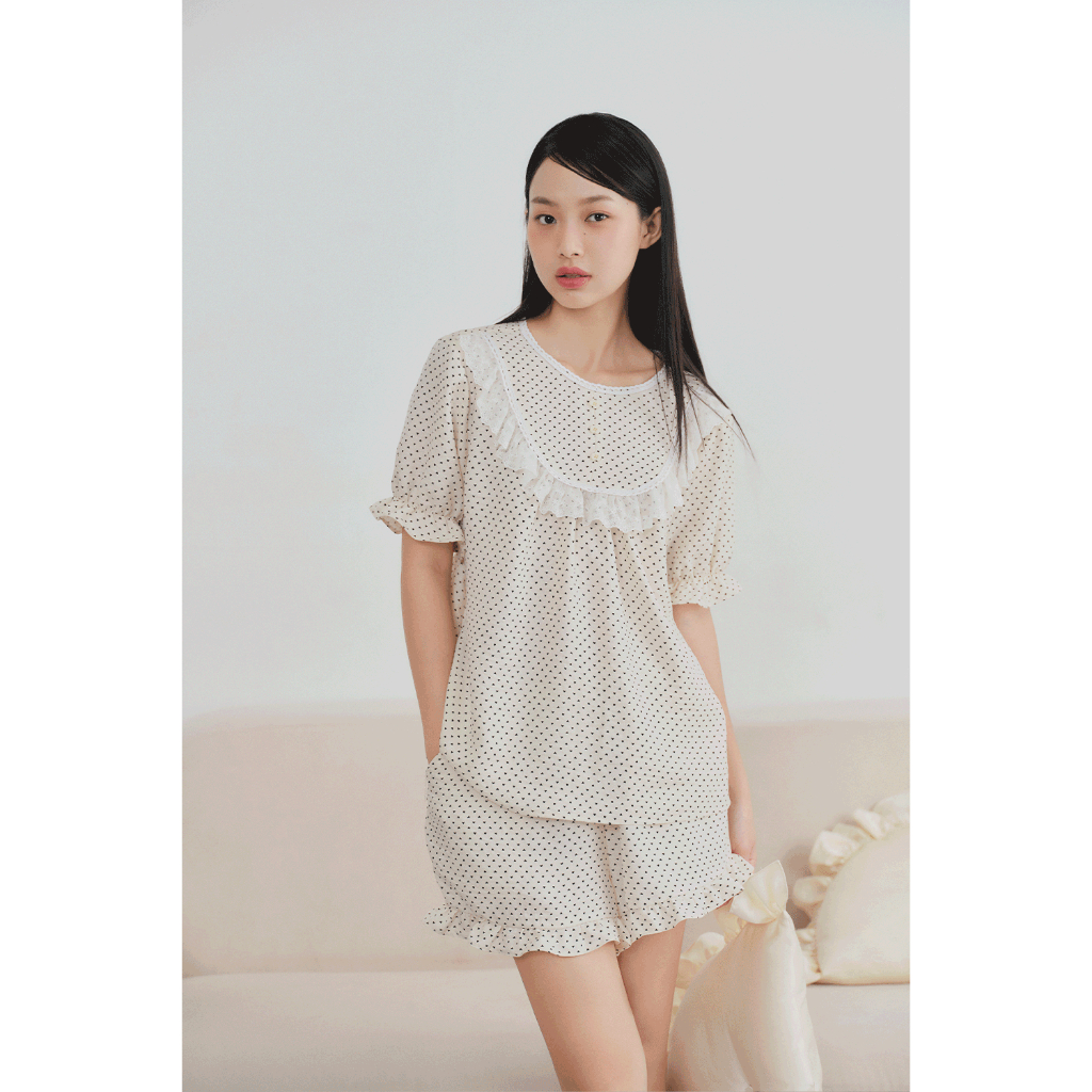 [LIVE] Đồ bộ mặc nhà VIBES FS Amour Set phom Freesize 45-65kg Tặng phụ kiện kẹp tóc ngẫu nhiên