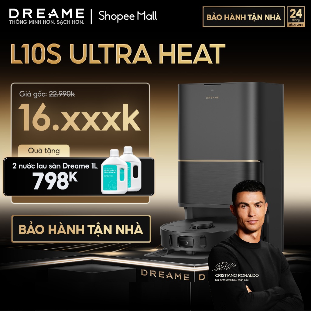 [Bảo hành tận nhà] Dreame L10s Ultra Heat/ L10s Ultra Gen 3/ D30 Ultra Robot Hút Bụi Lau Nhà