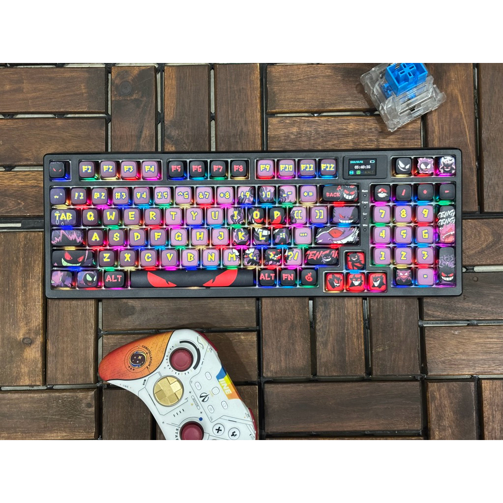 Bàn phím Monka 3098pro v2 Monka3075prov2-  3 mode led rgb Hotswap mạch xuôi đã mod Tungcustom