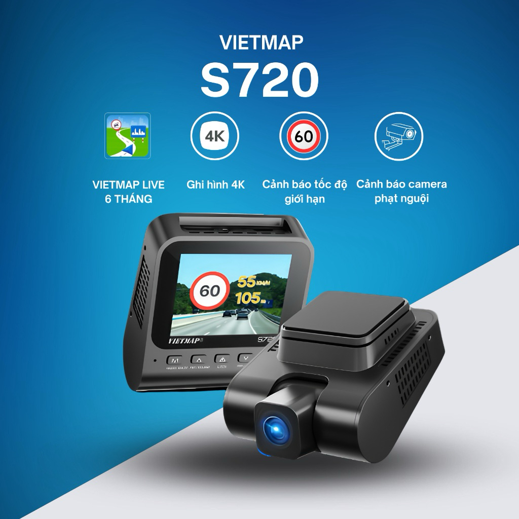 Camera hành trình Vietmap S720 trước