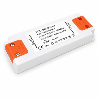 Bộ nguồn 24V 1A 24W – Driver LED 24V DC dòng mini siêu mỏng, kích thước nhỏ gọn.