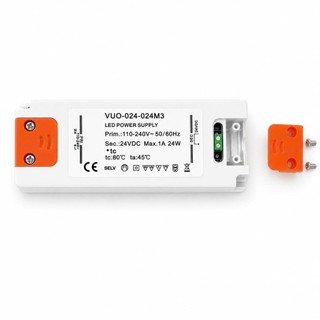 Bộ nguồn 24V 1A 24W – Driver LED 24V DC dòng mini siêu mỏng, kích thước nhỏ gọn.