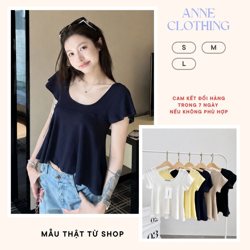 A146 - ÁO NỮ BABYDOLL TAY NGẮN - ANNE CLOTHING