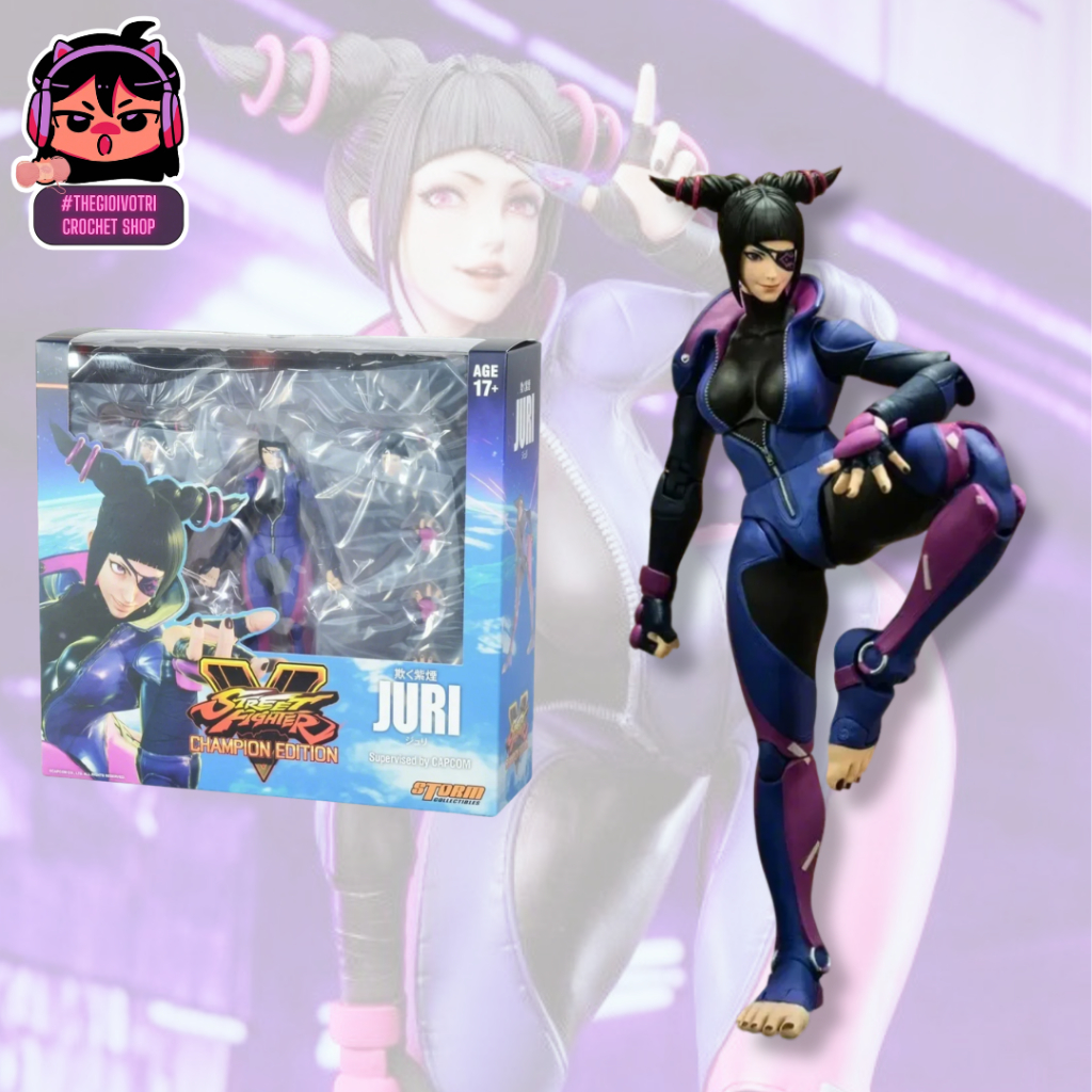 STORM TOYS COLLECTIBLES (AUTHENTIC) HIGH QUALITY ACTION FIGURE "JURI - STREET FIGTER V" (2ND - FULLB