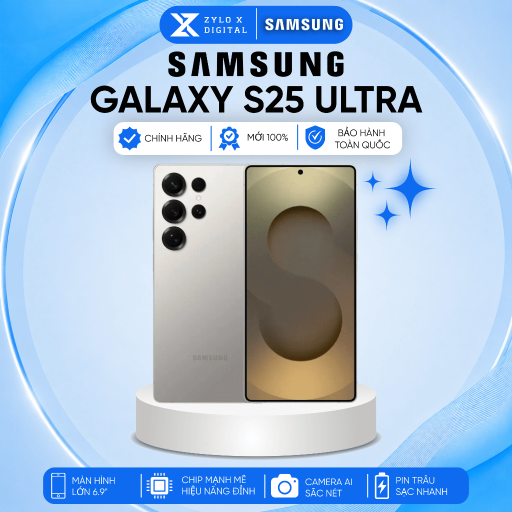 Điện Thoại Samsung Galaxy S25 Ultra 256GB - Hàng Chính Hãng