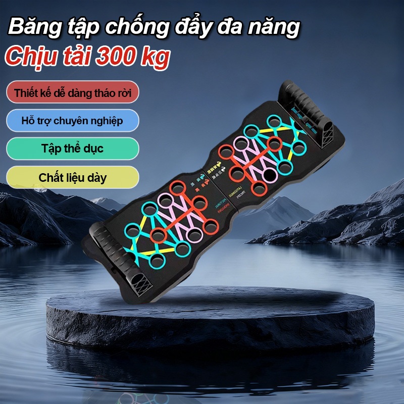 Bảng Tập Chống Đẩy Đa Năng Gập Gọn Tại Nhà - Dụng Cụ Hít Đất Tăng Cơ Ngực, Vai, Tay Sau​