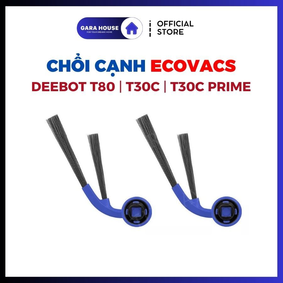 [Combo Sỉ] Tương thích Robo Ecovacs T80 Pro Omni, T30C Prime, T30C Pro Omni - Chổi Cạnh