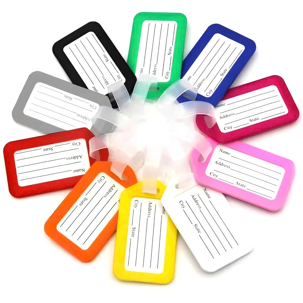 Combo 100  Thẻ Tag Hành Lý Treo Vali Du Lịch Epvina Ghi Thông Tin Cá Nhân Chống Thất Lạc