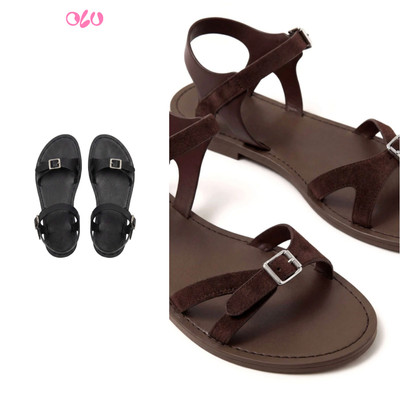 Giày OLV Suede Strappy Sandals nhiều màu phù hợp đi chơi đi làm