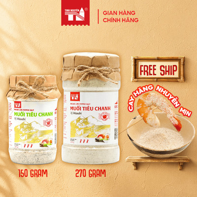 Muối Tiêu Chanh Vị Wasabi Tây Ninh Tinh Nguyên (150g, 270g)