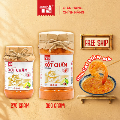 Xốt Chấm Siêu Cay Tây Ninh Tinh Nguyên (270g, 360g)