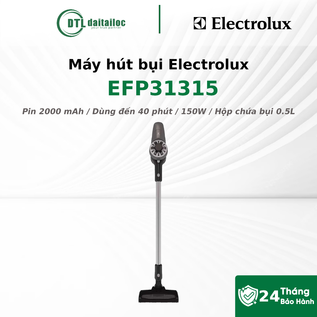 Máy hút bụi Electrolux EFP31315 150W Pin 2000mAh | Chính Hãng | Bảo Hành 24 tháng