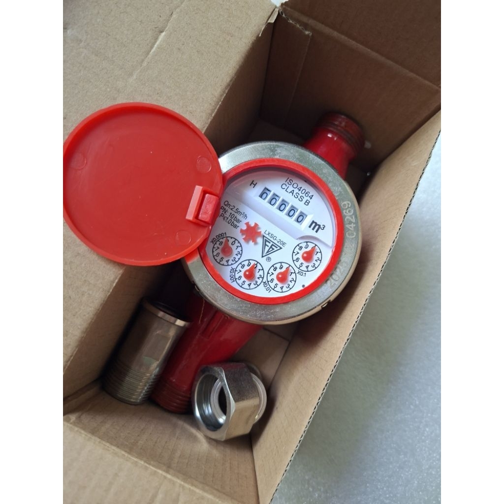 Đồng hồ nước nóng DN20/ đồng hồ đo nước nóng thân gang cao cấp DN20