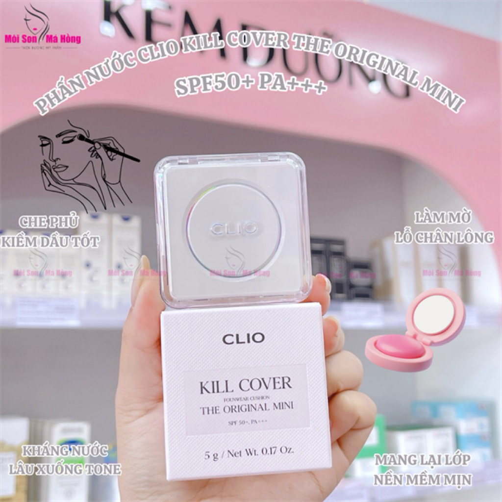 Phấn Nước Clio Kill Cover Founwear Cushion The Original Mini # 21N.