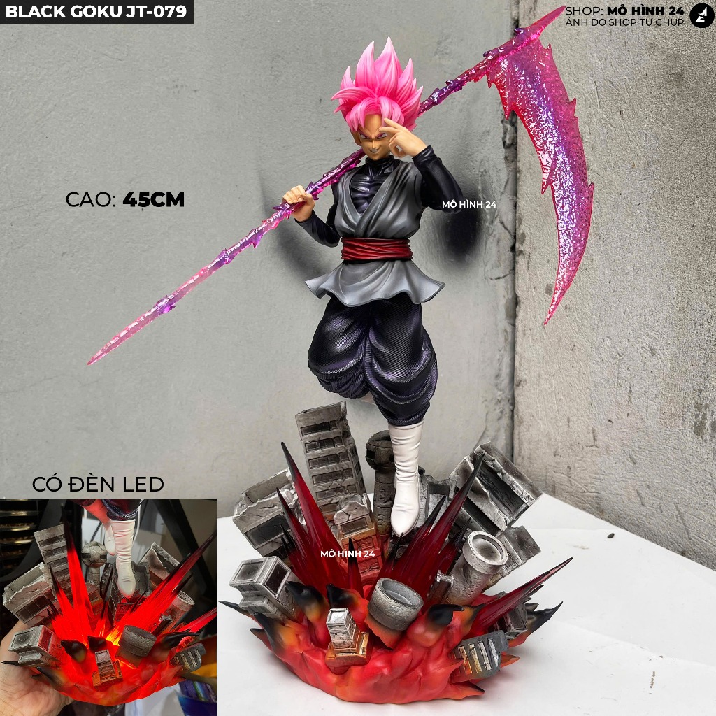 [CÓ SẴN] Mô hình đồ chơi nhân vật Black Goku JT-079 45CM jt studio figure dragonball songoku rose