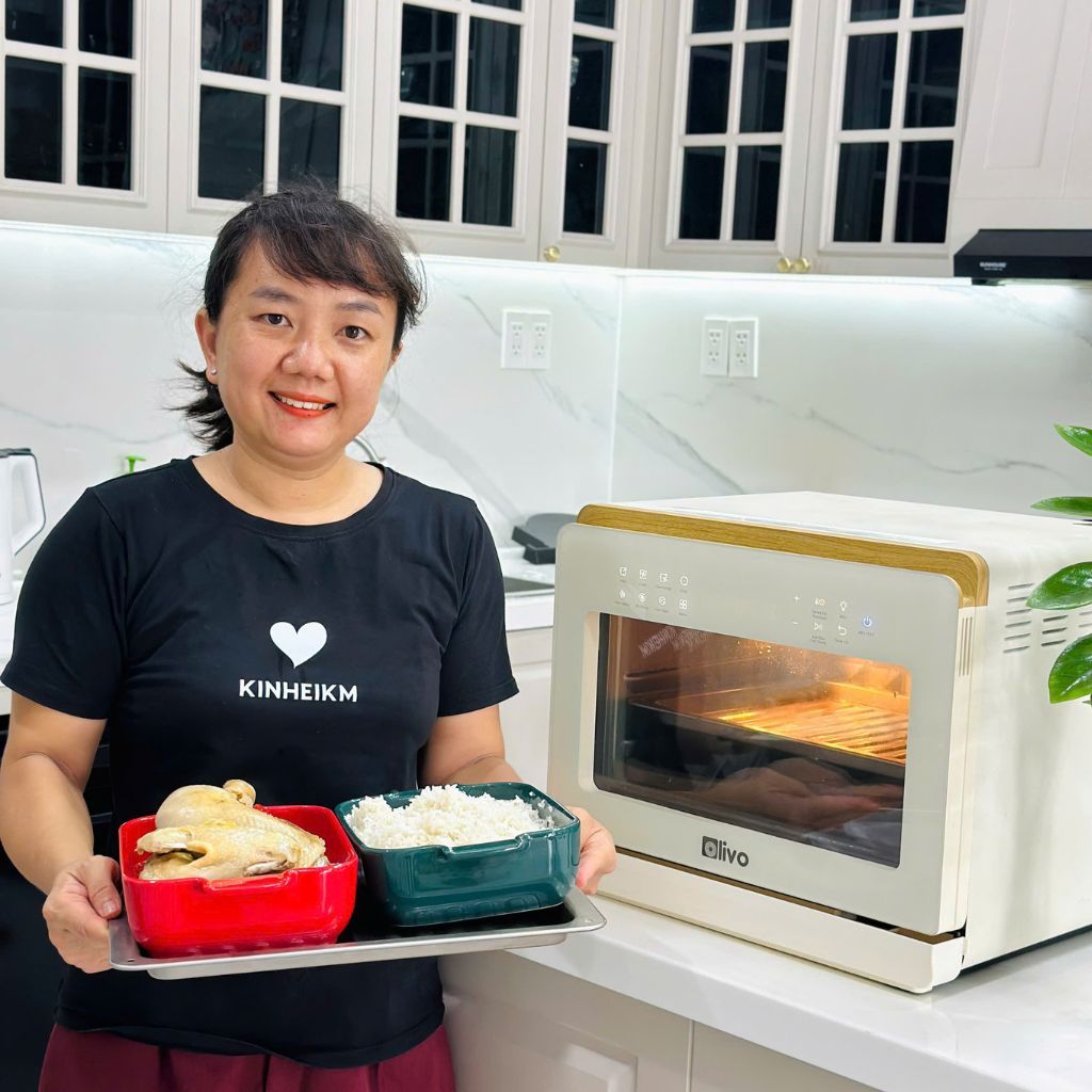 [CHÍNH HÃNG]Nồi Chiên Hơi Nước Olivo SF20 PRo livo Making life easier Bảo Hành Chính Hãng 24 Tháng