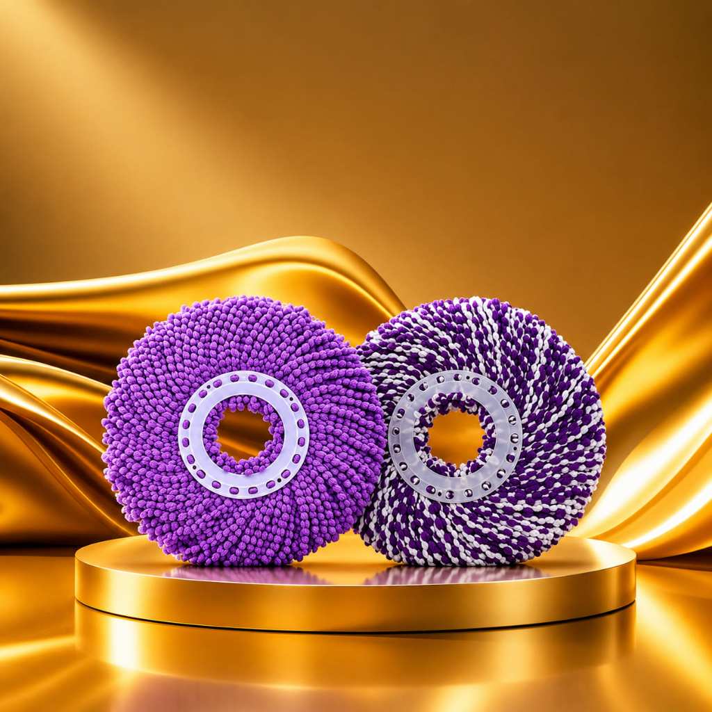 ⛔FREESHIP⛔ COMBO 10 BÔNG LAU NHÀ TÍM LẮP CÂY LAU NHÀ XOAY 360 ĐỘ