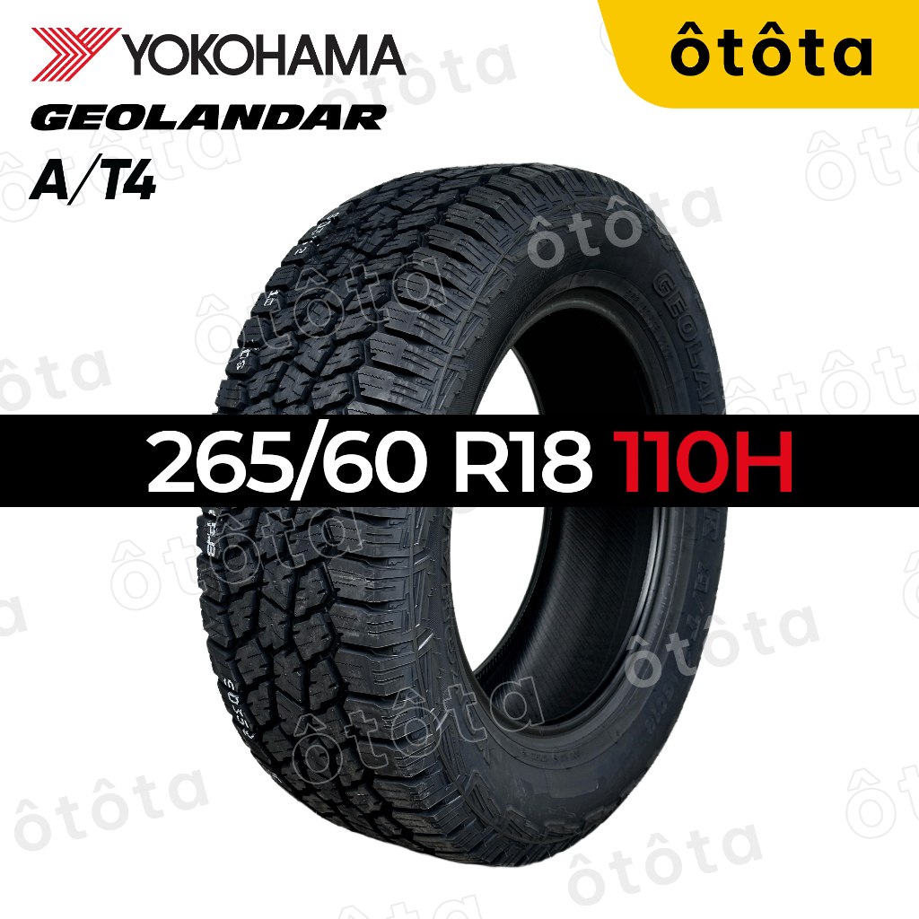 Lốp ô tô Yokohama 265/60 R18 110H GEOLANDAR G018 - Chính hãng BH 5 năm (265/60R18, 265 60 R18)