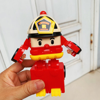 Bộ 6 con Robot ô tô biến hình, biệt đội police