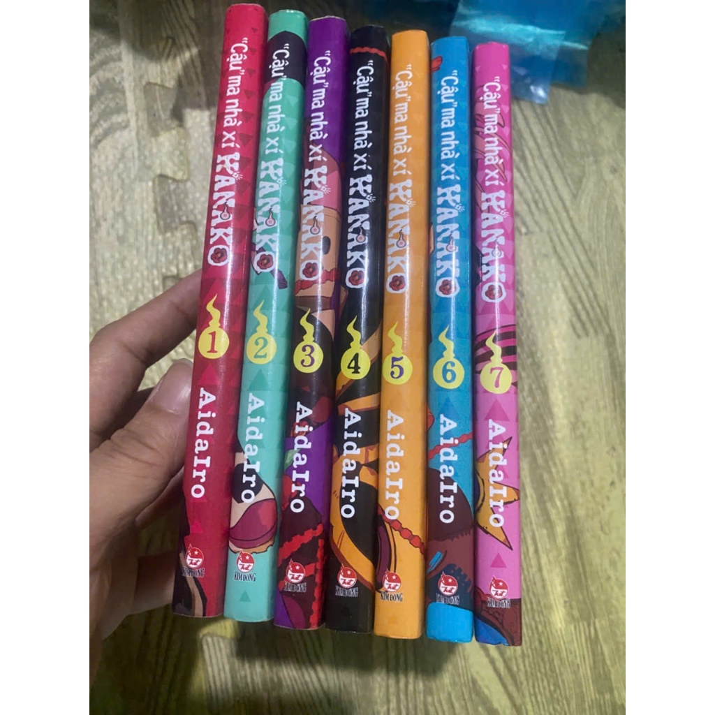Bộ 7q vở Hanako cậu ma nhà xí hanako tập 1-7