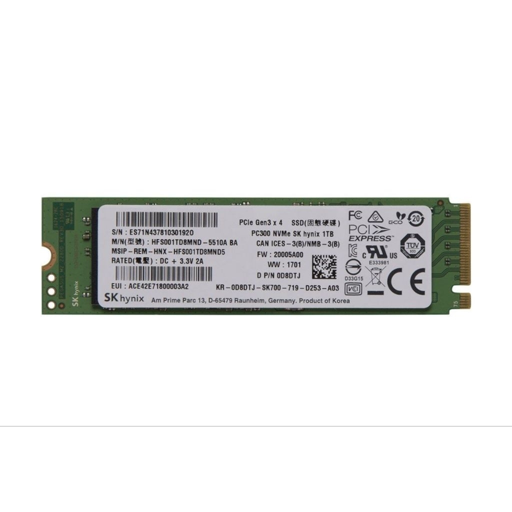 Ổ CỨNG SSD Nvme 1TB, 1T Hàng tháo máy Xịn Sức Khỏe 9x-100%