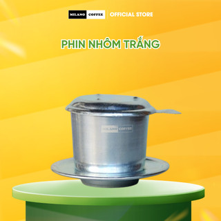 [Hàng tặng không bán] Phin nhôm trắng pha cà phê Milano Coffee