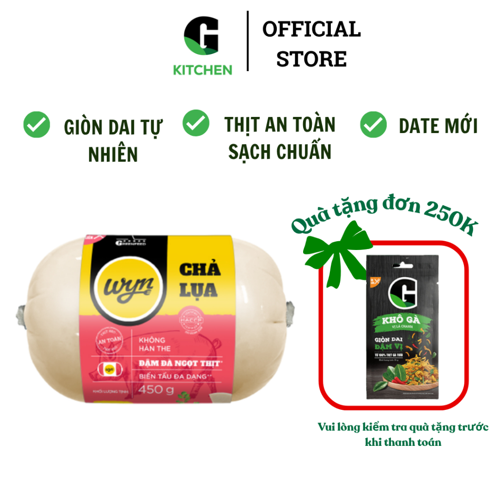 Chả lụa Wyn G Kitchen 450g [Giao HCM]