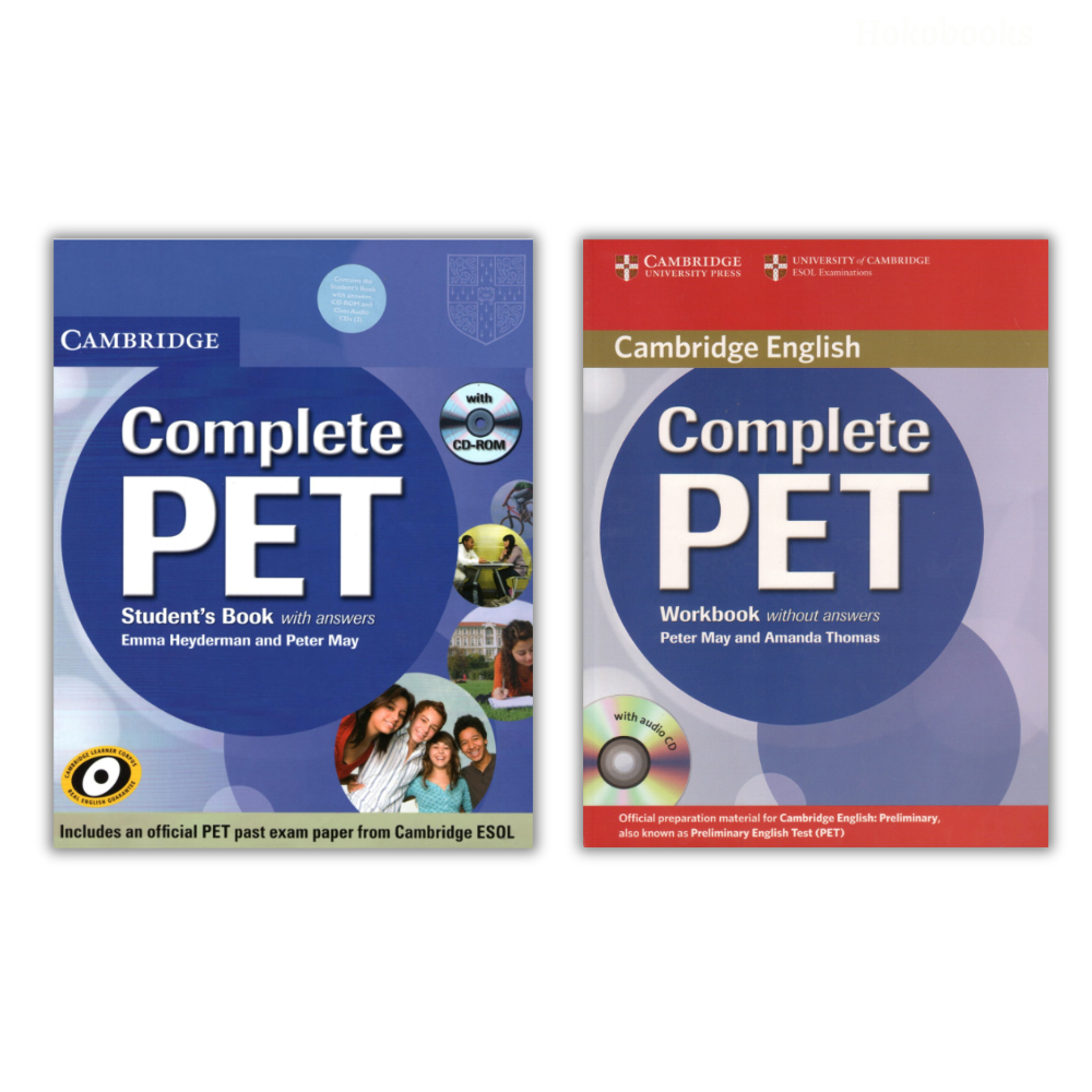 Sách - Complete PET 2014 - Student's Book + Workbook - Bản In laser sắc nét