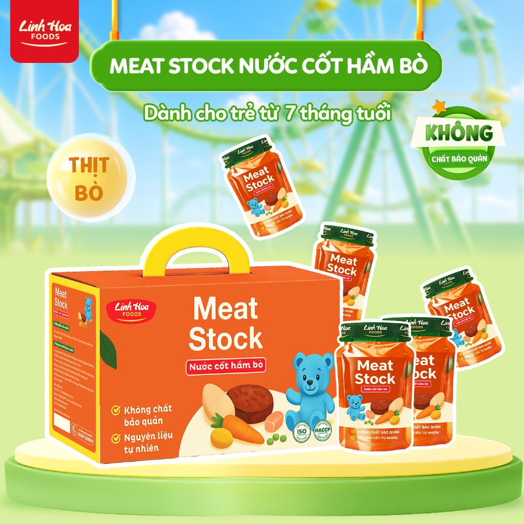 [Meat stock] Nước cốt hầm Bò - 70ml - LINH HOA FOODS