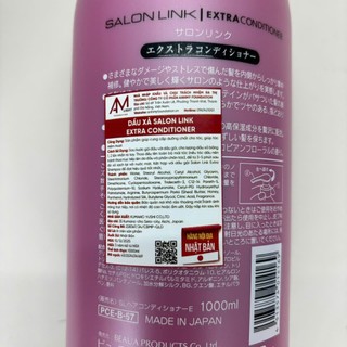 Set Gội - Xả SalonLink Phục Hồi Hư Tổn Nhật Bản 1000ml