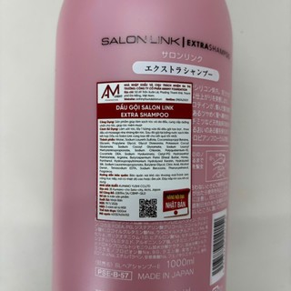 Set Gội - Xả SalonLink Phục Hồi Hư Tổn Nhật Bản 1000ml