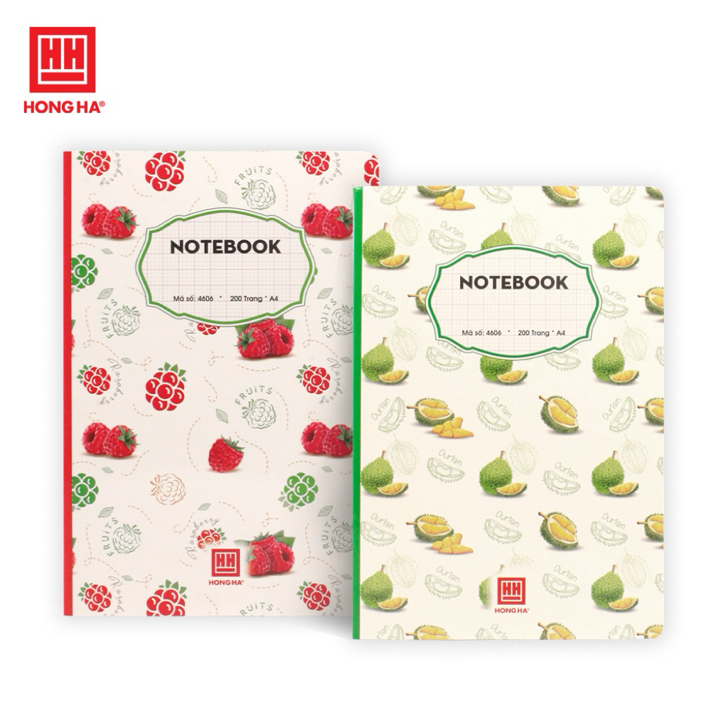 4606-sổ notebook a4 200 trang 4 ô ly Hồng Hà