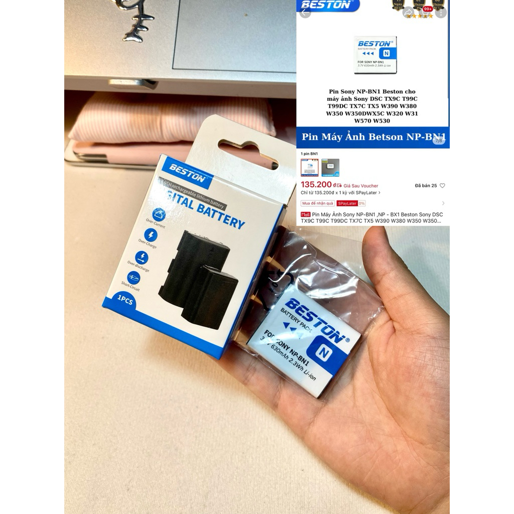 [Beston] Pin Sony BN1