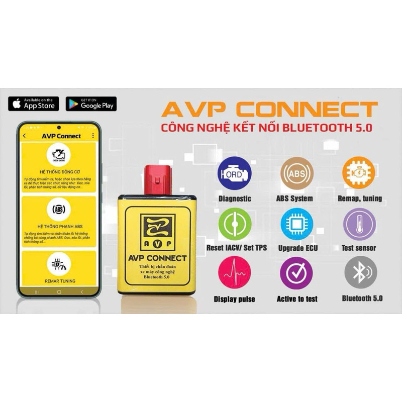 Máy đọc lỗi xe máy AVP CONNECT