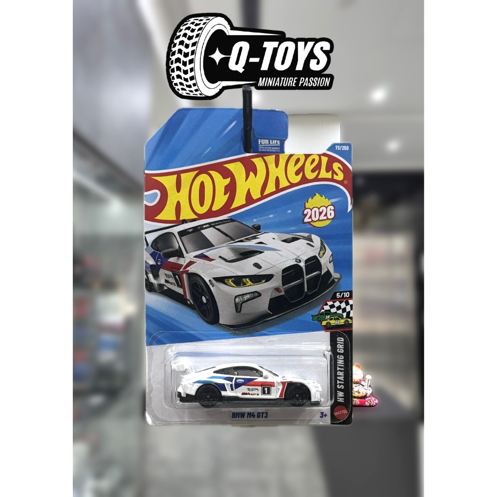 qtoys Xe mô hình Hot Wheels BMW M4 GT3 tỉ lệ 1:64 - Case K 2026